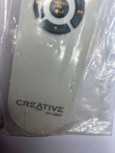 Creative RM-1000W Audio System Remote Control, White - OEM Original New - Picture 3 of 4
