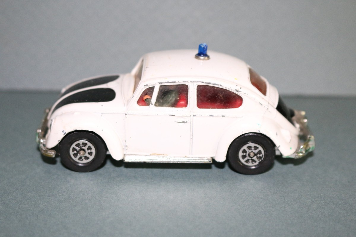 RARE VINTAGE Volkswagon police car CORGI TOYS 1200 Saloon