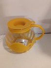 Ecolution Micro-Pop 3 Quart Microwave Popcorn Popper - Yellow Lid Measuring Inst