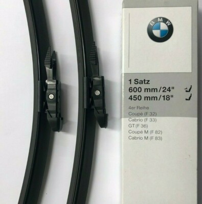 Genuine BMW 4 Series Front Wiper Blade Set 61615A43588 F32/F33/F36 