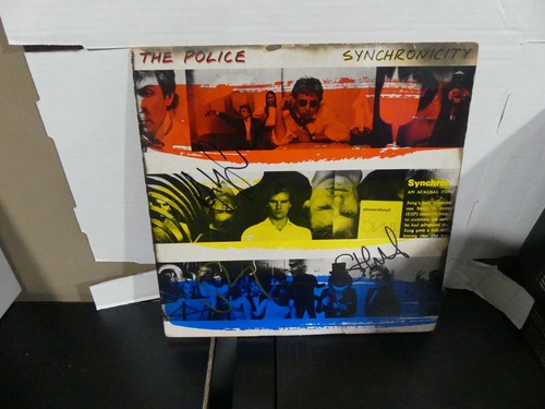 The Police Synchronicity LP (Signed)