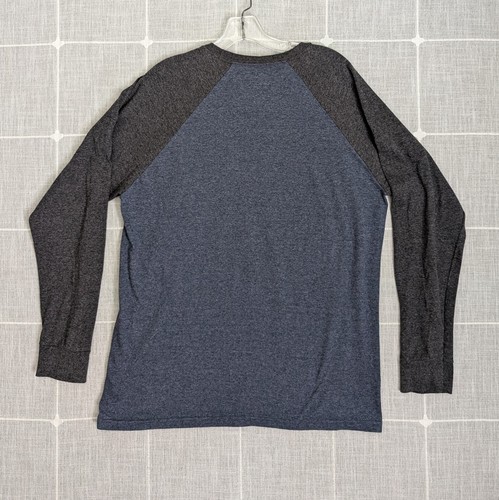 ACDC Liquid Blue Raglan Shirt Mens Large For Those About To Rock We Salute You - Picture 3 of 14