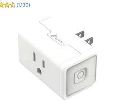 TP-Link Kasa Smart Wi-Fi Mini Plug With Energy Monitoring- White/Model KP115