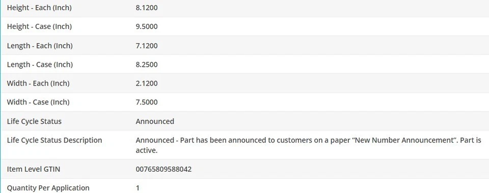 OEM Type Oil Filter WIX for CHEVROLET MONTE CARLO 1985-1988 V6-4.3L Foto 4 de 4