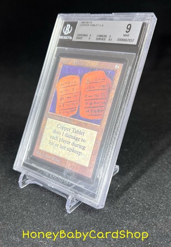 MTG Limited Edition Beta 1993 Copper Tablet BGS 9.0Q+ (Quad+) MINT 93/94 - Picture 3 of 6