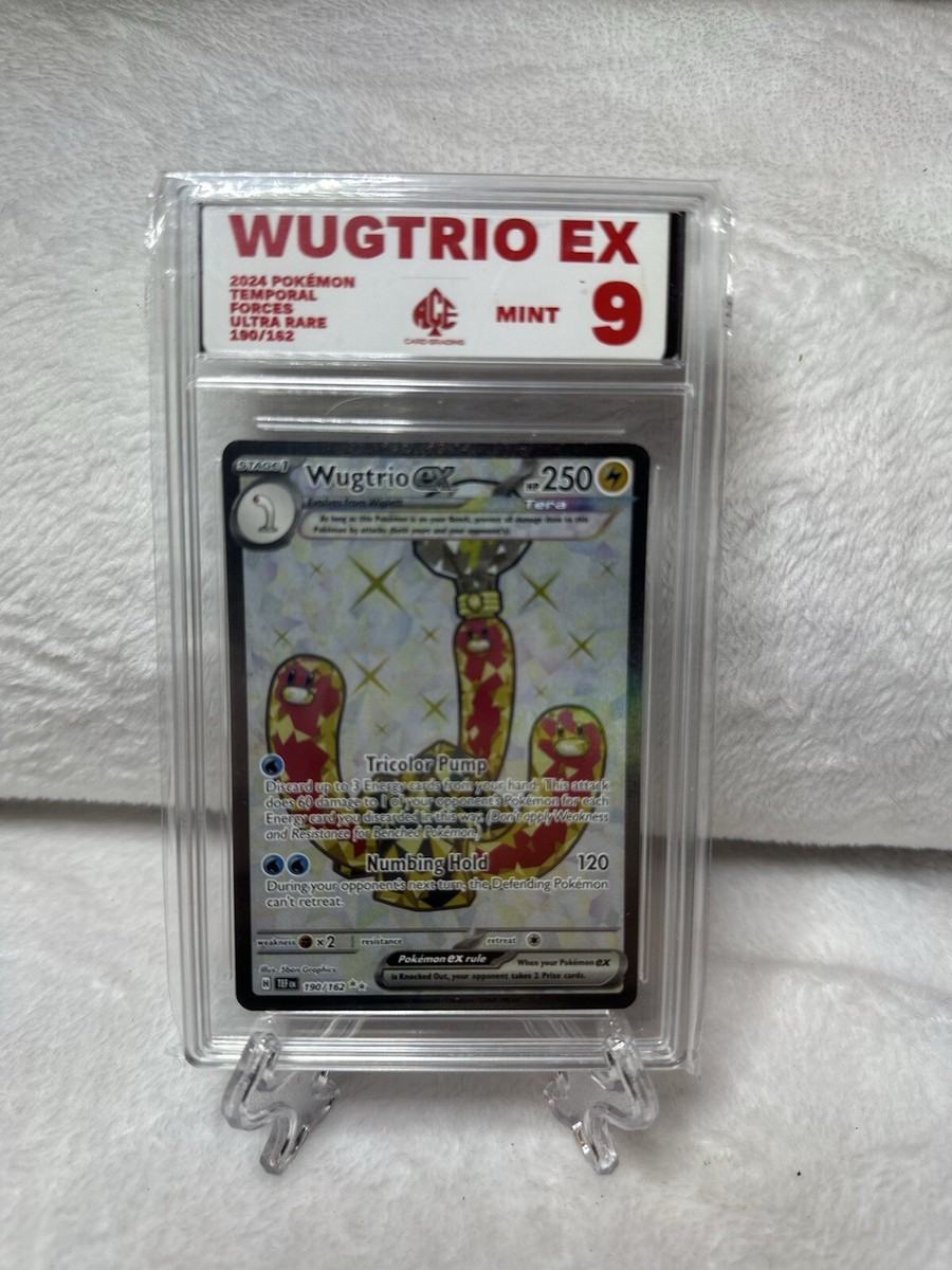wugtrio ex pokemon card - - 025/071 - Double Rare WUGTRIO EX 2024 Pokemon Scarlet