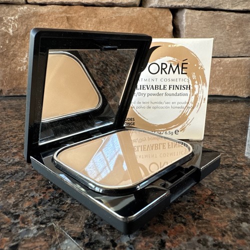 3X Sorme Believable Finish Wet/Dry Powder Foundation Natural Beige 412 0.23 oz - Picture 3 of 5