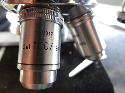 Microscope vintage Leitz Wetzlar M SM-D-LUX avec objectifs - Photo 18/19