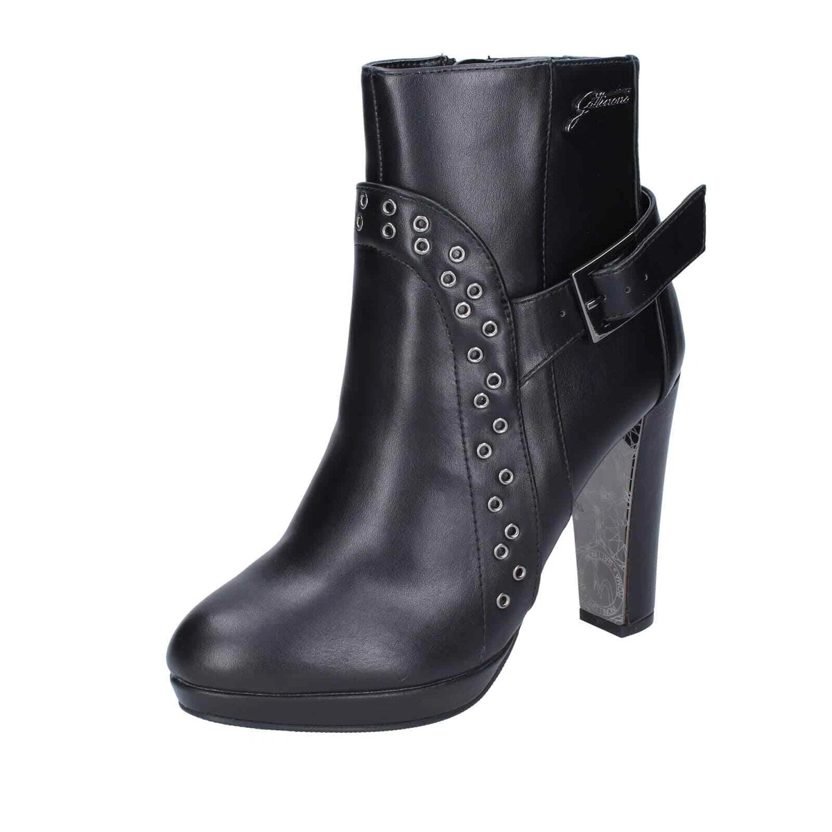 scarpe donna GATTINONI stivaletti nero pelle sintetica MANDY BE502