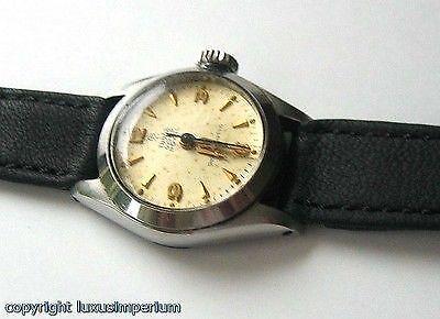 Dau Marke*Tudor Royal Damenuhr Stahl 40er Jahre Damen Handaufzug Uhr Uhren Luxus - Picture 7 of 8