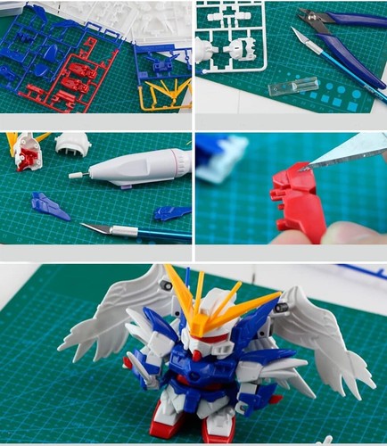 10Pcs Model Basic Tools Craft Set Hobby Building Tools Kit for Gundam Modeler - Picture 2 of 4