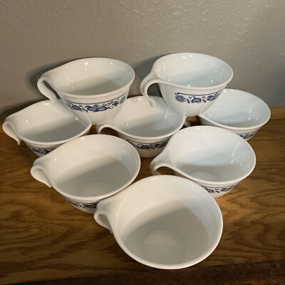 USED Corelle×peak 取っ手付きカップ　9個set Corelle Hook Handle Cups-Lot of 8-Old Town Blue Onion | eBay