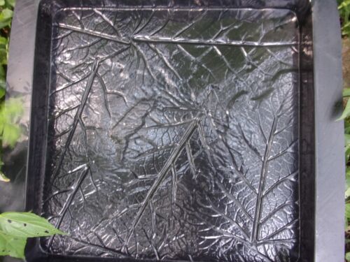 Leaf stepping stone concrete mold .150 abs plastic paver mould 16" x 16" x 1.25" - Picture 2 of 7