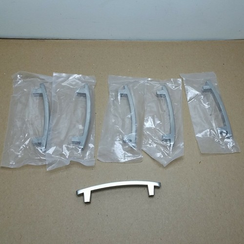 Lot of 6 Franklin Brass 5 3/8" Cabinet Door Drawer Handle Pull Satin Nickel - Picture 2 of 6