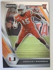 2021 Panini Prizm Draft Picks Card #144 Gregory Rousseau Rookie Card RC ?. rookie card picture