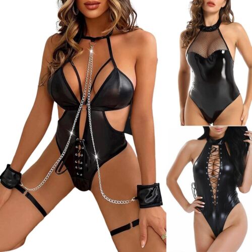 Sexy Womens Lingerie Babydoll Sleepwear Underwear Lace Nightwear Bodysuit Romper