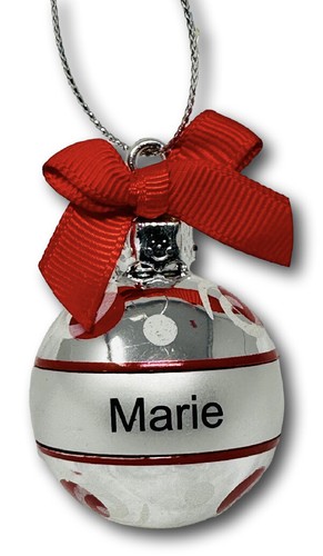Ganz Bola de Navidad Pre-Personalizada Adorno de Vacaciones Niño Niña Nombres ¡Tú eliges! - Imagen 55 de 86