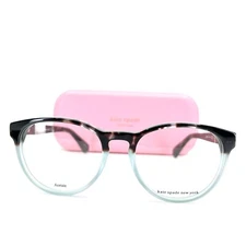 Kate Spade CHARISSA JBW Eyeglasses Brown blue Womens Round Frames 50[]18 140 mm