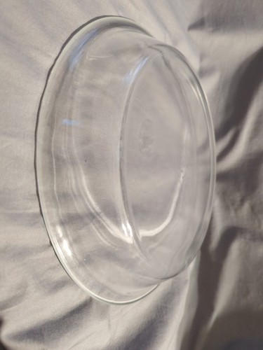 Piatto per torta in vetro trasparente PYREX anni '50 10", #210, vintage - USATO - Foto 6 di 12