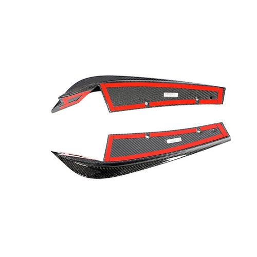 For BMW F97 X3M LCI 2019-24 REAL CARBON Fiber Rear Bumper Diffuser Lip Splitters - Picture 15 of 16