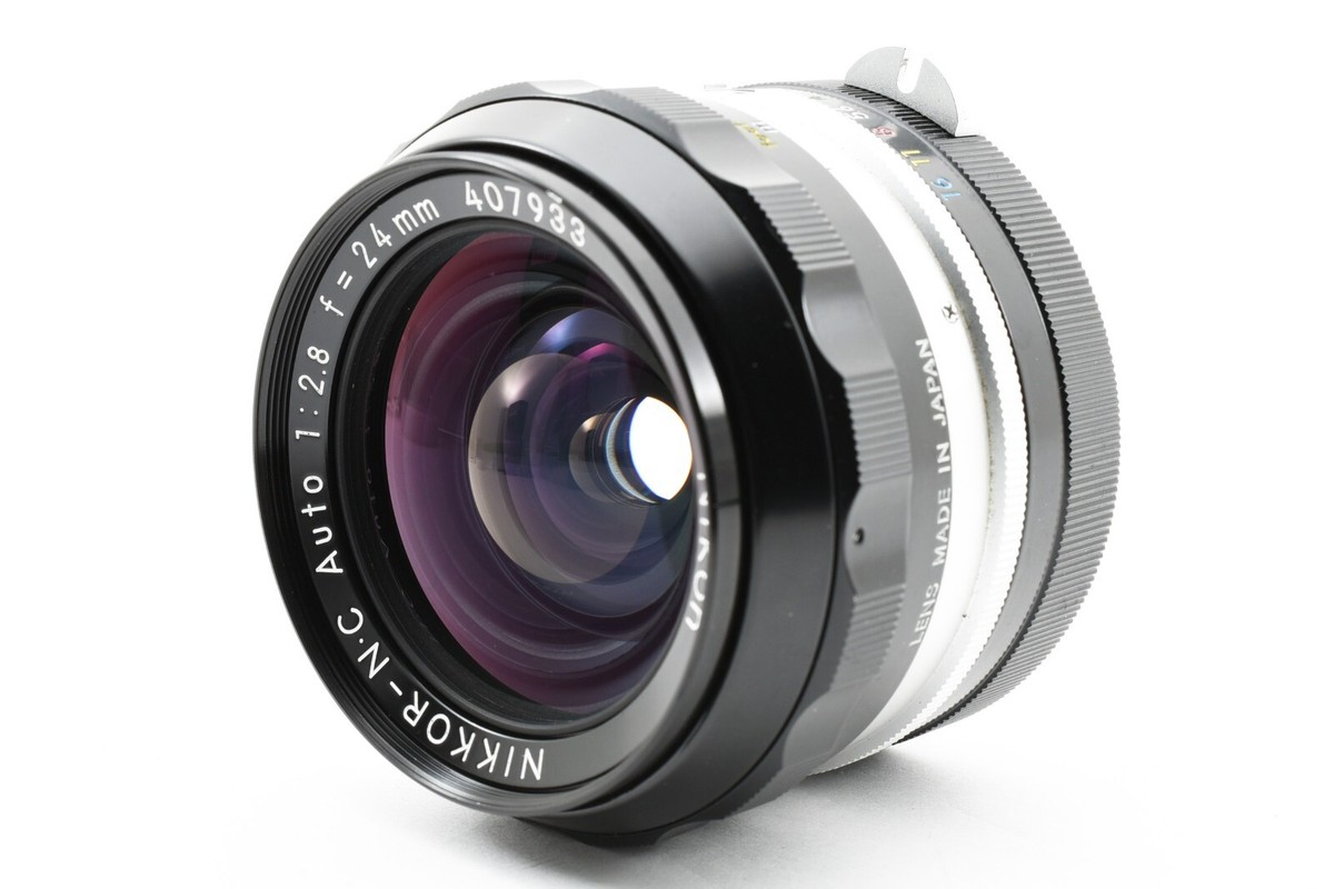 Nikon Nikkor N.C Auto 24mm f/2.8 Wide Angle Lens From JAPAN