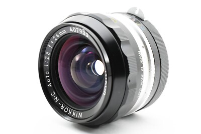 美品 NIKON NIKKOR N・C 24mm f2.8 広角単焦点レンズ Nikon Nikkor N.C Auto 24mm f/2.8 Wide Angle Lens From JAPAN