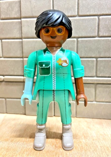Playmobil character veterinary healer zoo 28 - for CUSTOM RARE VINTAGE