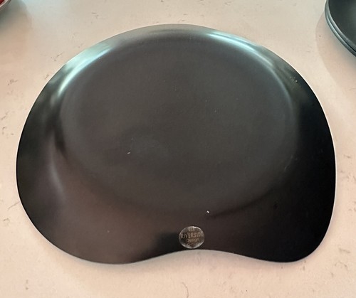 Riverside Designs USA Sea Glass Large Black Free Form Serving Dinner Platters - Picture 16 of 24