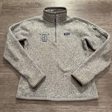 Patagonia Jacket Better Sweater Women Small Gray Full Zip Fleece Zip Pockets