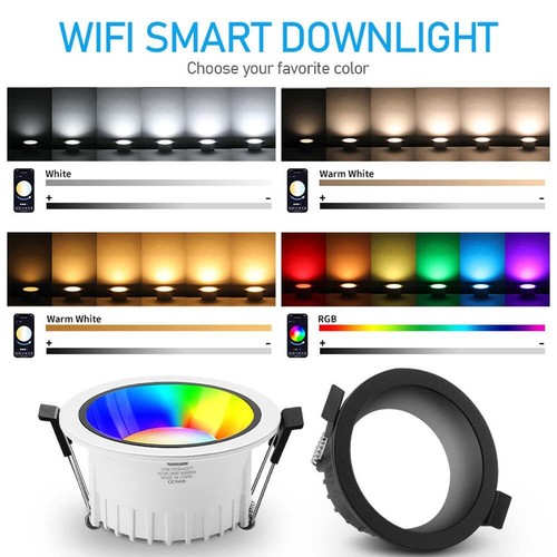 10W Tuya LED Downlight Bluetooth LED Ceiling Light Dimmable RGB Lamp Spotlights - Picture 67 of 89