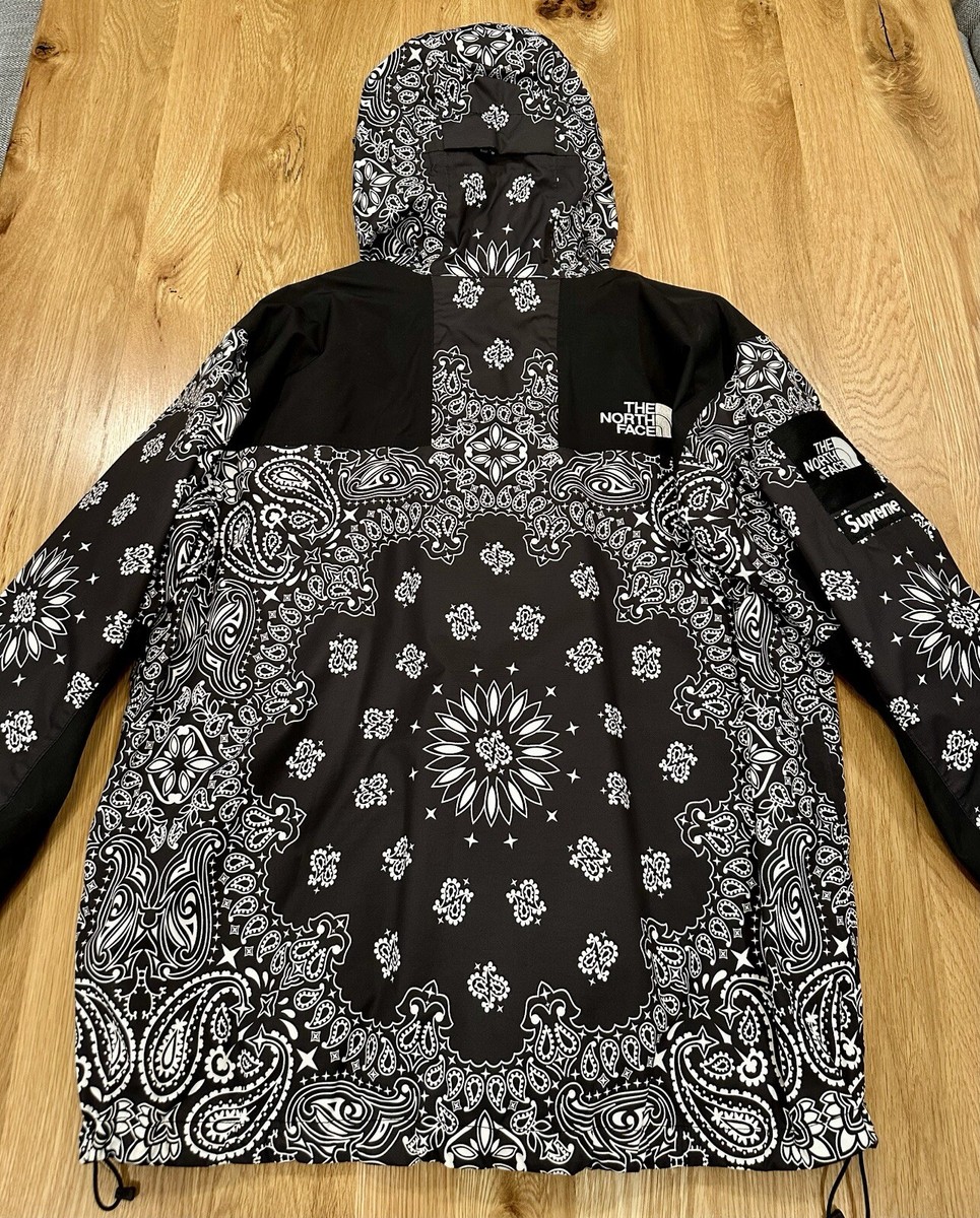 Supreme x North Face Bandana Mountain Jacket Black Size XL | eBay