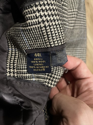 Abrigo deportivo a cuadros Brooks Brothers Madison Fit Saxxon Prince of Wales Glen 44L - Imagen 11 de 13