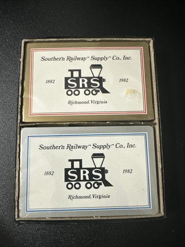 Southern Railway Supply Co Inc Playing Cards Two Decks New Sealed with Box - Picture 1 of 2