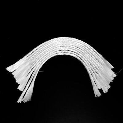 10pcs Replacement White Fiberglass Wick Holders Oil Candle Wicks 3mm Width