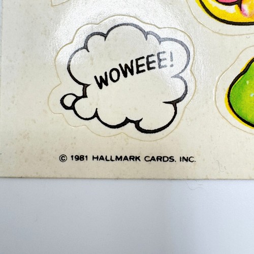 Vintage 80er Stickerbogen unbenutzt Sterne Sport Obst Vogel Ballon Worte Stand Retro 2 - Bild 12 von 13