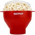 Silicone Microwave Popcorn Maker Popper Hotpop The Original Collapsible Red NIP