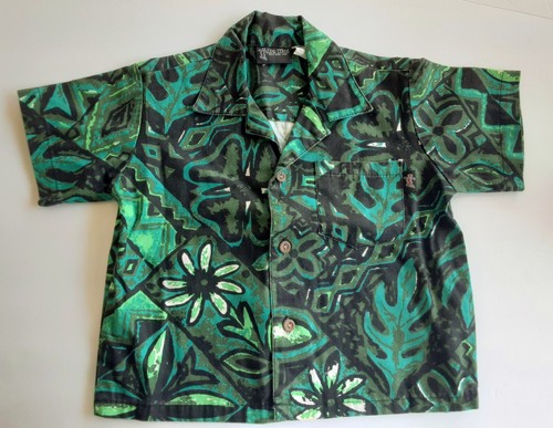 Da Hui Baumwollhemd mit Hawaii-Print Jugend Gr. Small NEU - Bild 1 von 4