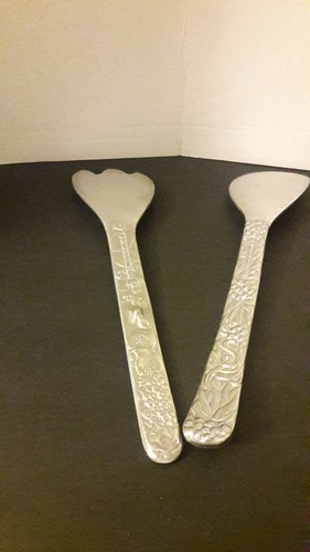 Wilton Armetale Serving Fork and Spoon - Picture 3 of 12