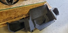 97-04 Corvette C5 Rear Cargo Trunk Rear FELT Well Liner Three Compartment USED