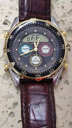RAR Vintage Herrenuhr Citizen Yachting Promaster CO50-089561 funktioniert 40mm - Bild 3 von 7