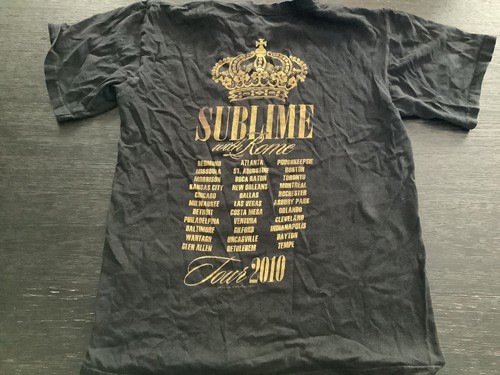 Sublime In Rome 2010 Tour Anvil Small T-Shirt - Picture 8 of 13