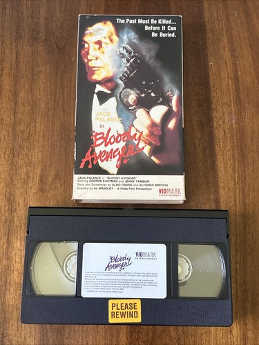 Bloody Avenger VHS 1987 Jack Palance Vidmark Entertainment - Picture 1 of 6
