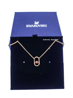アクセサリー Swarovski New Authentic SWAROVSKI Rose Gold Red Crystal North Pendant