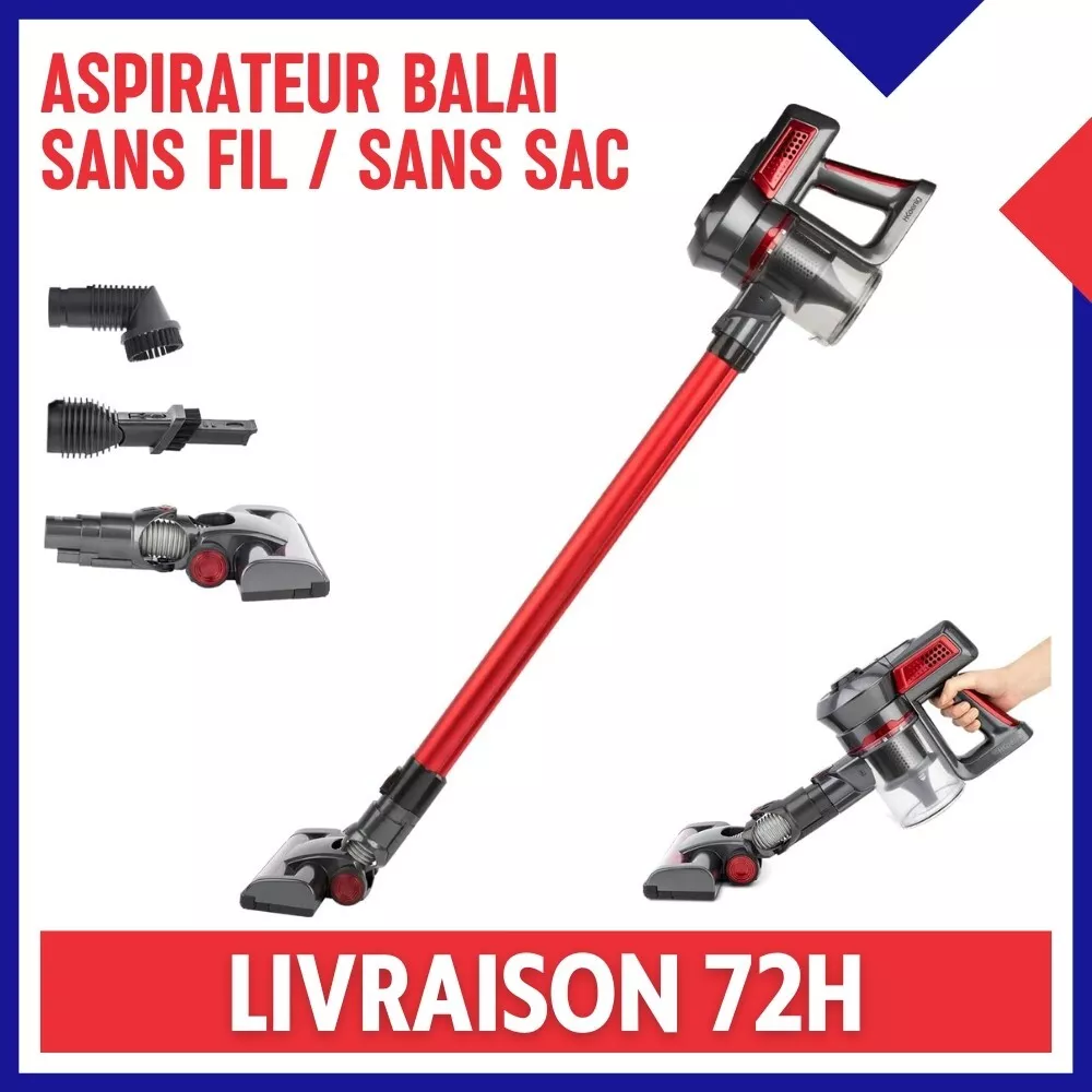 H.KOENIG UP600 ASPIRATEUR BALAI 2 EN 1 SANS FIL POWERCLEAN