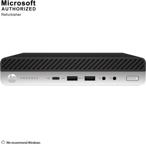 HP 600 G3 MINI Desktop Computer PC I5-6500 32GB RAM 2TB HDD/SSD Windows 10 WiFi - Bild 4 von 5