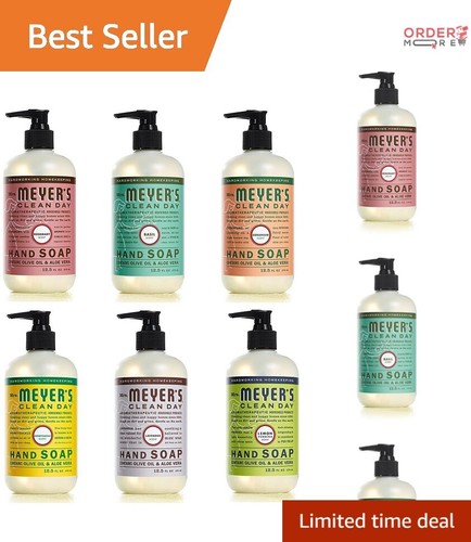 Moisturizing Hand Soap Variety Pack: 6 All-Natural Fragrances - 12.5 oz Bottles