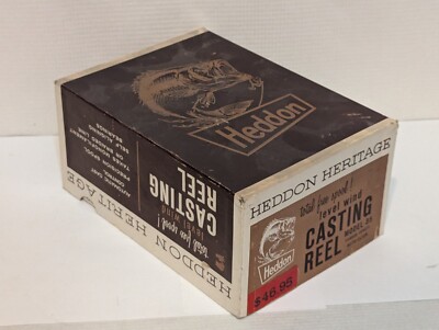 リール HEDDON HERITAGE 35 Heddon Heritage Casting Reel Model 35 Box & Papers Only VTG Canada