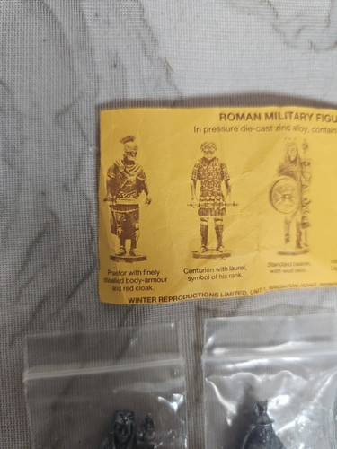 Figuras militares romanas limitadas Winter Reproductions C.50 d.C. zinc fundido a presión - Imagen 9 de 11