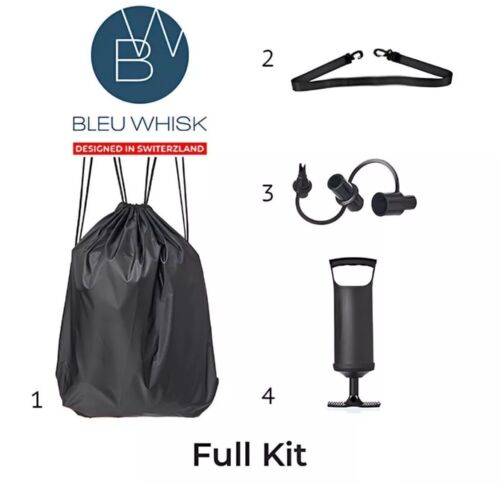 BleuWhisk Aufblasbares Kleinkind Reisebett Flugzeug Kinder Navy Blau - Neu - Bild 3 von 7