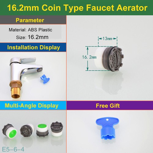 Water Tap Insert Filter Plastic Faucet Aerator Kitchen Basin 16.2 18.2 21 23.5mm - Picture 12 of 15